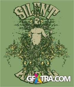 T-Shirt Skull Designs, 56xEPS ShutterStock