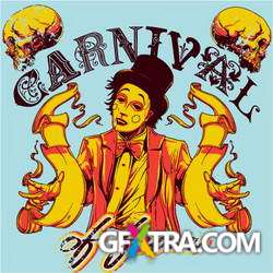 T-Shirt Skull Designs, 56xEPS ShutterStock