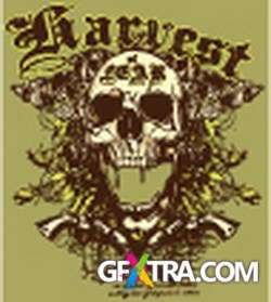 T-Shirt Skull Designs, 56xEPS ShutterStock