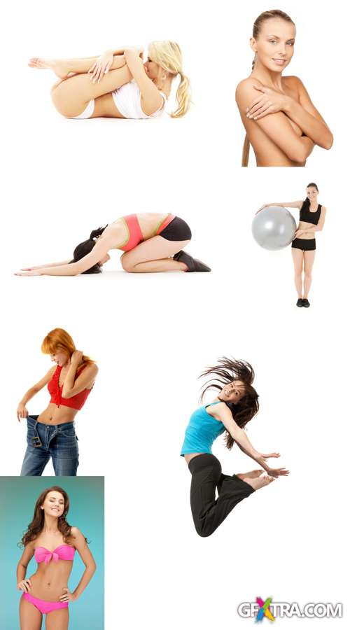 Fitness Girls - Stock Photo