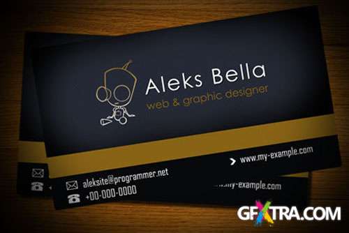 PSD Source - Business Card T2 For Serious People