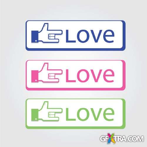 Like Button Part 2 - Shutterstock 25xEPS Like Button Part 2 - Shutterstock 25xEPS