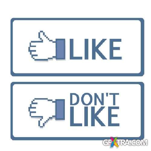 Like Button Part 2 - Shutterstock 25xEPS Like Button Part 2 - Shutterstock 25xEPS