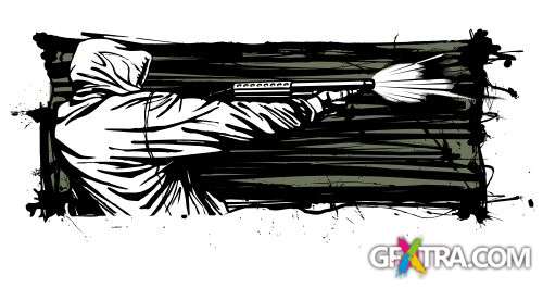 Violence Vector Toons 16xEPS