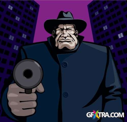 Violence Vector Toons 16xEPS