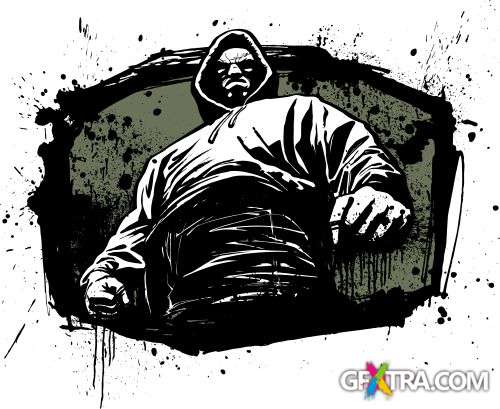 Violence Vector Toons 16xEPS