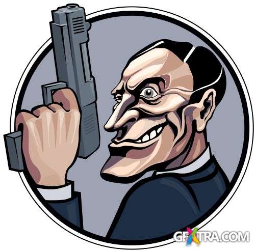 Violence Vector Toons 16xEPS