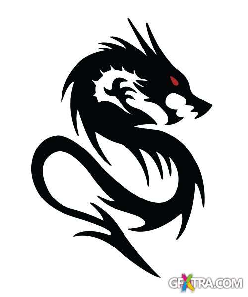 Dragon Tatto - Shutterstock 25xEPS