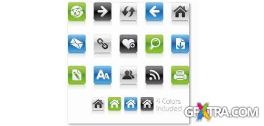 Web Icons Collection - 25 EPS Vector Stock