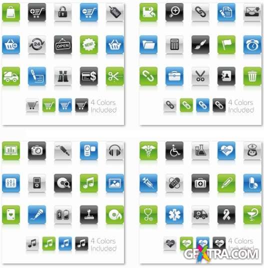 Web Icons Collection - 25 EPS Vector Stock
