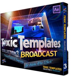 Digital Juice: Toxic Templates Collection 3: Broadcast, AE Projects