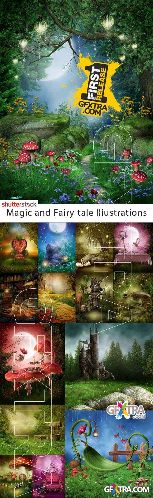Magic and Fairy-tale Illustrations - 25 HQ Stock Images