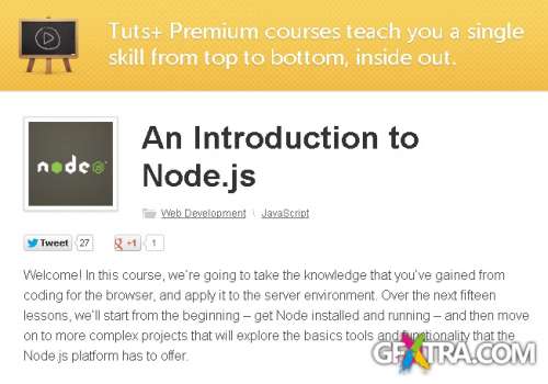 [tutsplus] An Introduction to Node.js
