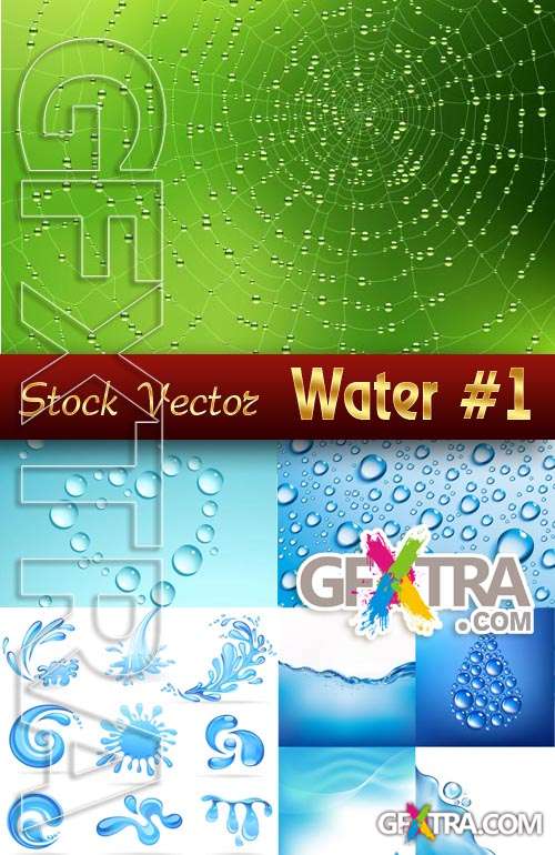 Vector Water #1 - Stock Vector