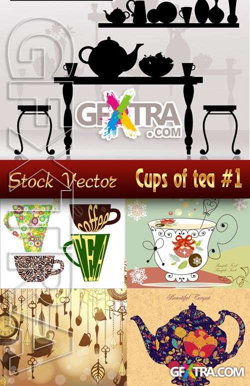A cup of tea #1 - Stock Vector