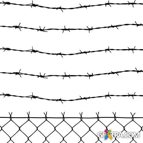 Barbwire Collection - Shutterstock 50xEPS