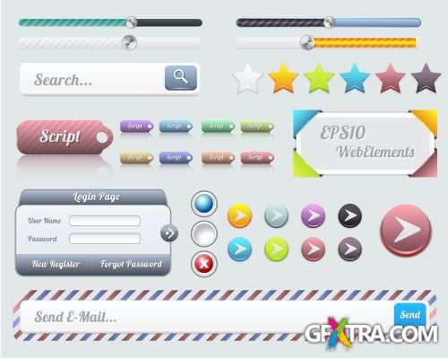 Amazing Web Elements Part I - Shutterstock 75xEPS Amazing Web Elements Part I - Shutterstock 75xEPS