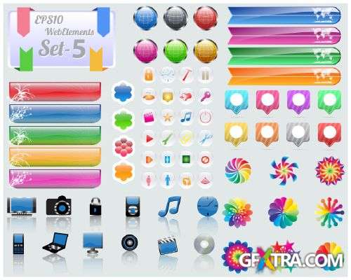 Amazing Web Elements Part I - Shutterstock 75xEPS Amazing Web Elements Part I - Shutterstock 75xEPS