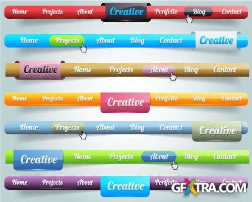 Amazing Web Elements Part I - Shutterstock 75xEPS Amazing Web Elements Part I - Shutterstock 75xEPS