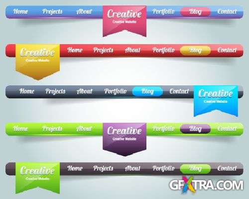 Amazing Web Elements Part II - Shutterstock 75xEPS Amazing Web Elements Part II - Shutterstock 75xEPS