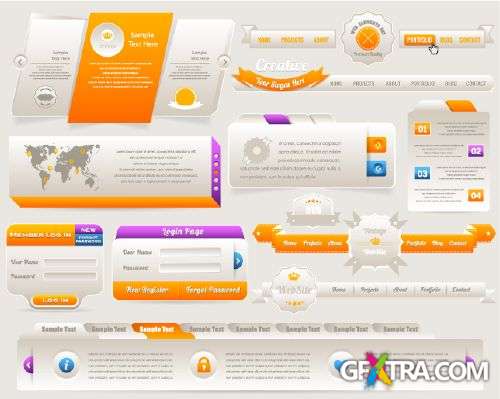 Amazing Web Elements Part II - Shutterstock 75xEPS Amazing Web Elements Part II - Shutterstock 75xEPS