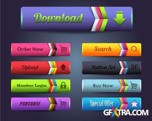 Amazing Web Elements Part II - Shutterstock 75xEPS Amazing Web Elements Part II - Shutterstock 75xEPS