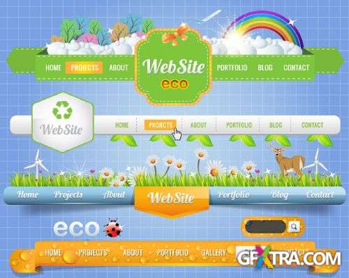 Amazing Web Elements Part II - Shutterstock 75xEPS Amazing Web Elements Part II - Shutterstock 75xEPS