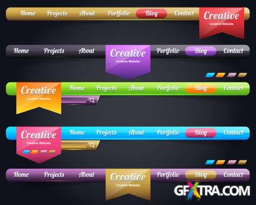 Amazing Web Elements Part II - Shutterstock 75xEPS Amazing Web Elements Part II - Shutterstock 75xEPS