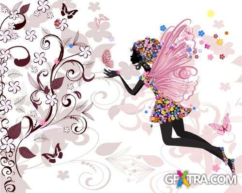 Flower Fairy - Shutterstock 56xEPS