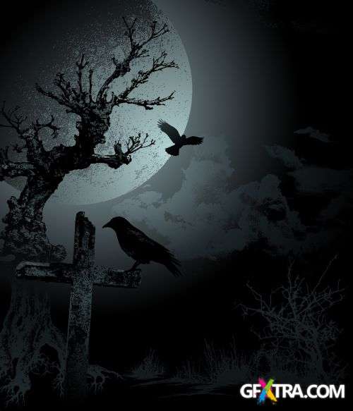 iStockPhoto: Fright Night - 25xEPS