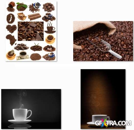 Coffee Collection - 25 HQ JPEG Stock Photo