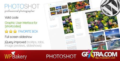ThemeForest - Photoshot v1.4 - photo blog-portfolio WP