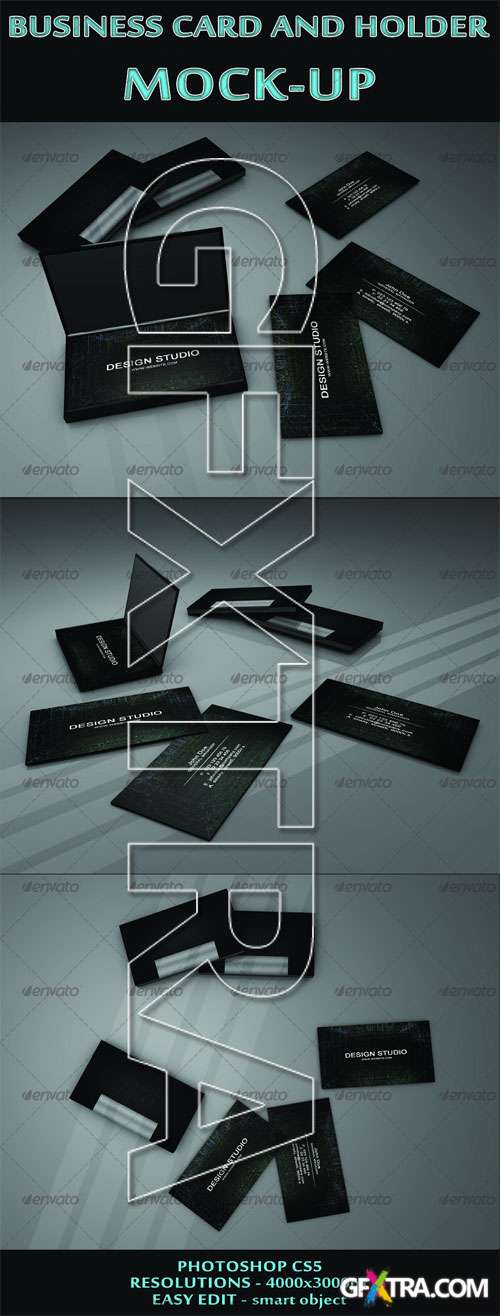 GraphicRiver: Business Card and holder mock-ups