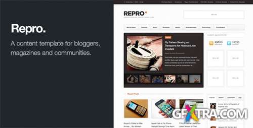 ThemeForest - Repro v1.5 - Premium WordPress News /  Magazine Theme