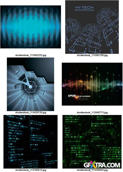 Amazing SS - Hi-Tech Background, 25xEPS