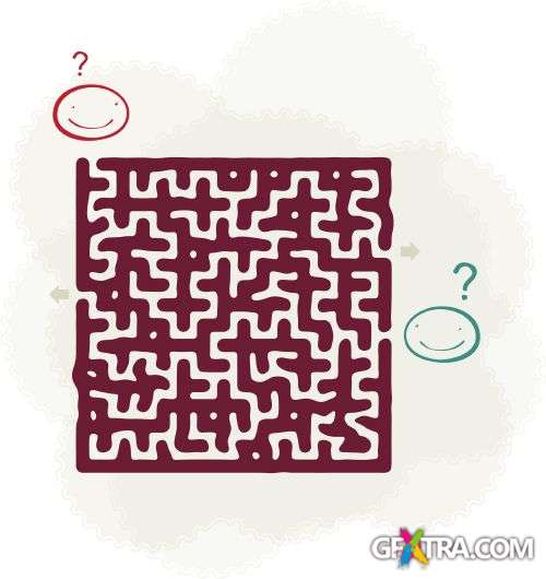 Maze Game - Shutterstock 70xEPS