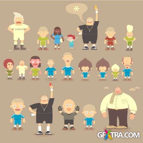 Cartoon Characters - Shutterstock 25xEPS