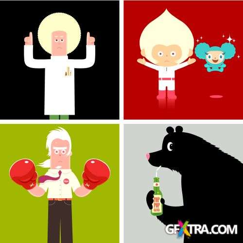 Cartoon Characters - Shutterstock 25xEPS