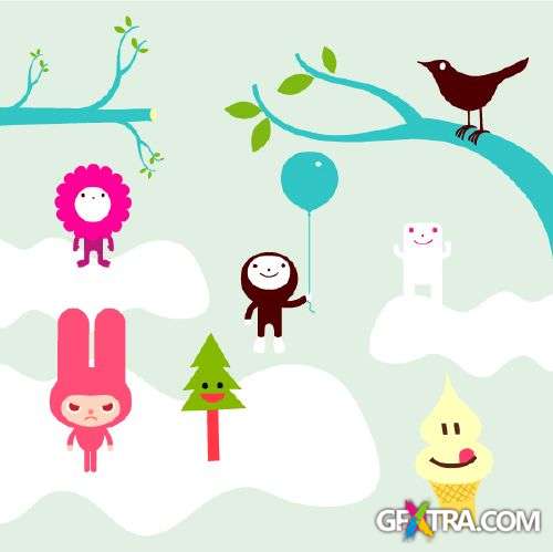 Cartoon Characters - Shutterstock 25xEPS