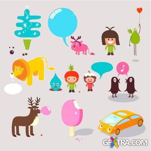 Cartoon Characters - Shutterstock 25xEPS