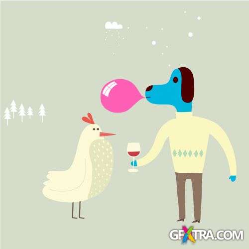 Cartoon Characters - Shutterstock 25xEPS