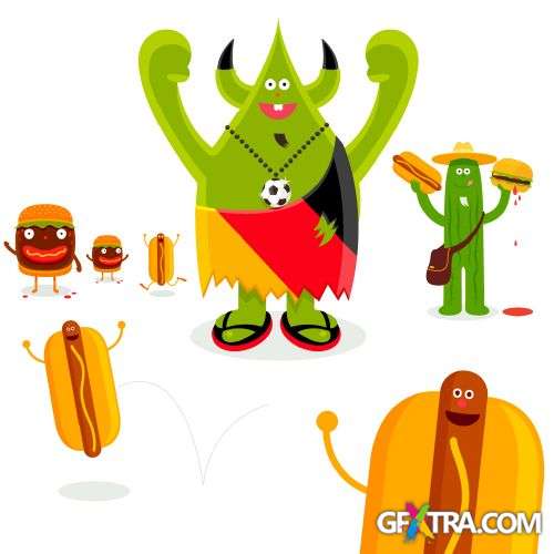 Cartoon Characters - Shutterstock 25xEPS