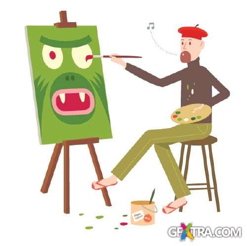 Cartoon Characters - Shutterstock 25xEPS