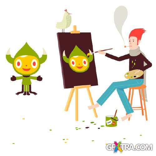 Cartoon Characters - Shutterstock 25xEPS