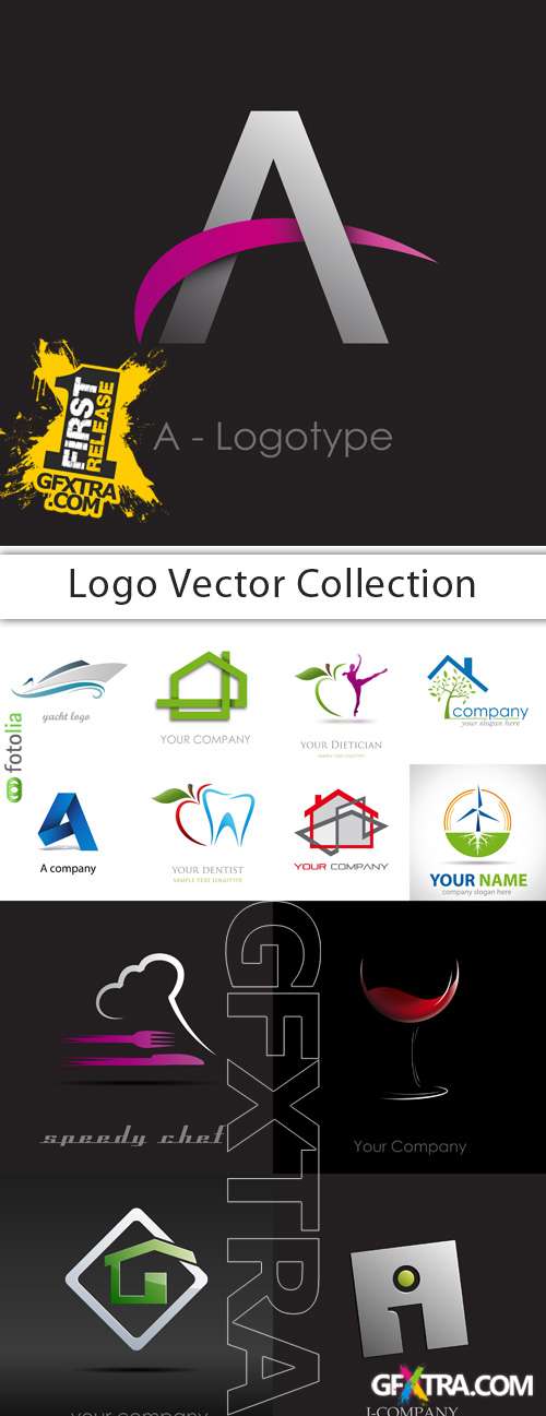 Logo Collection - 25 AI Vector Stock