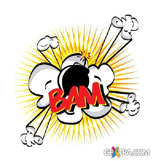 Cartoon Explosions - Shutterstock 50xEPS