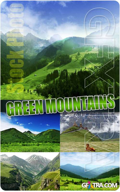 Green Mountains - UHQ Stock Photo