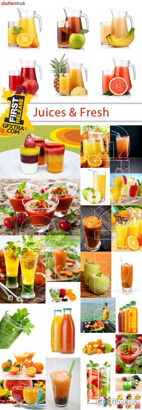Juices & Fresh - 25 HQ JPEG Stock Photo