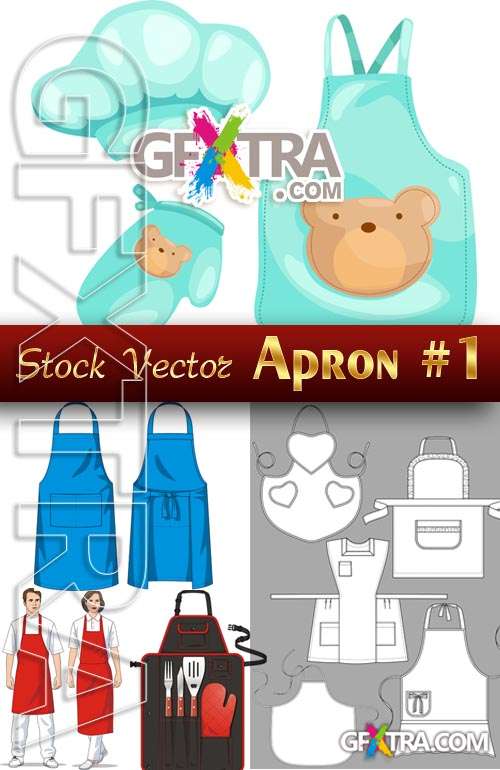 Vector Aprons #1 - Stock Vector