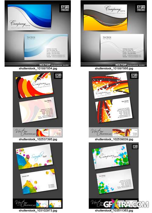 Amazing SS - Business Cards Mega Collection 3, 25xEPS